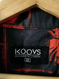 new branded cotton tropical print shirt