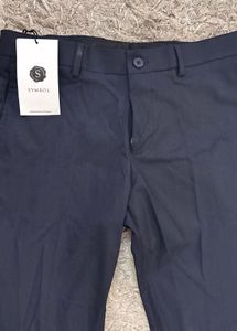 Unisex formal Blue Trousers
