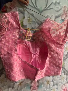 Pink Embroidered Blouse