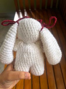 Crochet Bunny with Heart