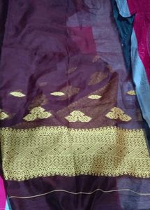 Assamese Traditional Makhela Sador