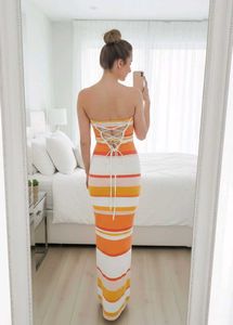 Striped Maxi Dress