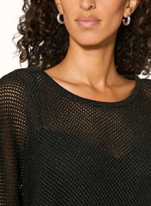 Sparkly Black Long Sleeve Top