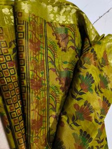 Floral Patterned Fabric Piece