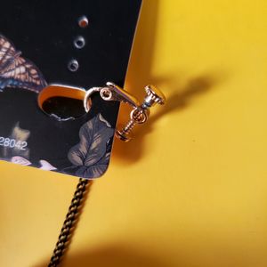 Black Pom Pom Earrings