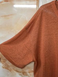 Plain Brown Oversized T-shirt