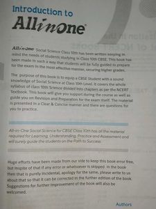 CBSE Class 10 Social Science Book