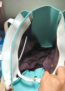 White Sturdy Shoulder Cum Sling Bag