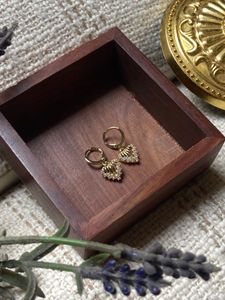 Ophelia Heart Dimaond Earrings