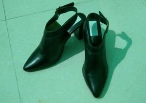Black Slingback Heels