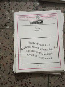 Note Books For M. A. History Both Previous n Final
