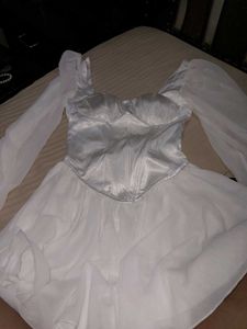 White Corset Dress