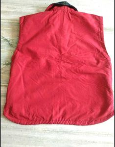 Reversible Vintage Red Puffer Vest