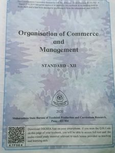 Commerce &amp; Management - Std XII