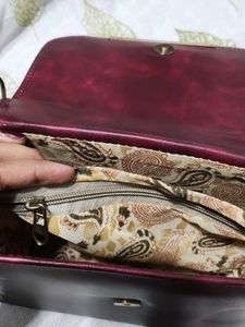 Sling Cum Hand Bag (Old Money Pulls)