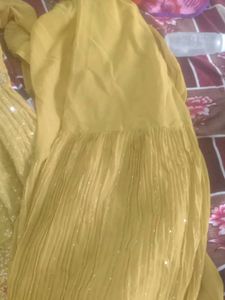 Yellow Embroidered Kurta Set