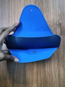 Blue Pouch For Sunglasses