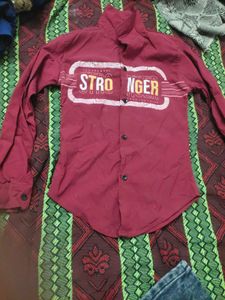Stylish Maroon Shirt