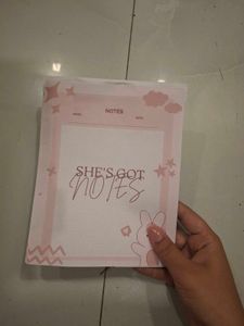 Pink Notepad for NOTES