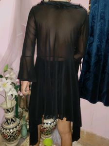 Sheer Ruffled Cover Up