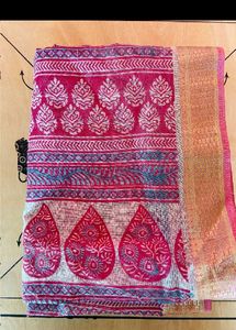 2 Designer Cotton Sarees Combo