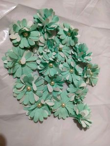 Craft Fabric Flowers 16 pcs