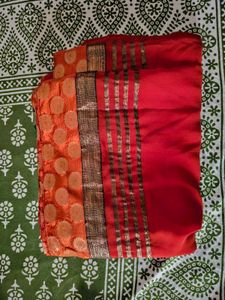 Orange Saree