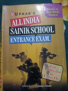 Sainik School Entrance Exam Book