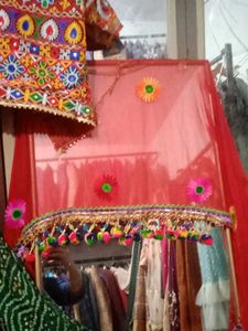 Red Green Choli