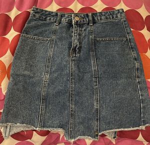 Denim Mini Skirt
