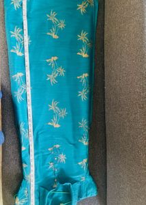 Sea Green Cotton Silk Kurta For Women