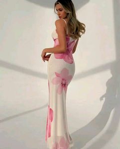 Floral Print Maxi Slip Dress