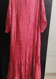Red Dress And Jacket Set