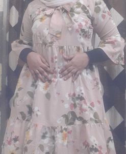 Floral Print Dress M size