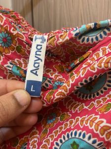 Co-ord Set - Printed Palazzos With Short Kurta