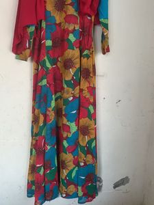 Full Gher Long Gown Sleeve Patern Is Nice