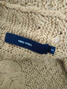 Vero Moda Mustard Yellow Knit Sweater