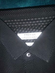 Stylish Black Patterned Shirt
