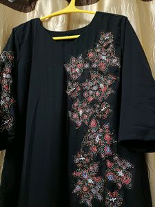 Georgette Applique Work Kurti