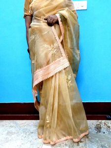 Elegant Embroidered Saree