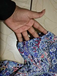 Paisley Print Mini Dress