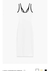 ZARA Long Contrast Dress