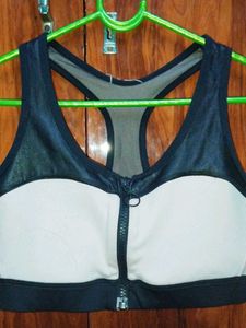 Front Zip Sports Bra