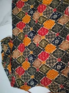 colourful kurti with a diamond pattern