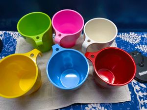 Rainbow Cups: Set Of 6 Melamine Cups