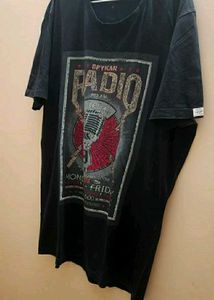 Spykar Black Casual Tshirt Short Sleeves