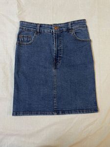 Denim Short Skirt