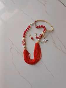 Red Stone Necklace