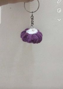 Crochet Pumpkin Keychain