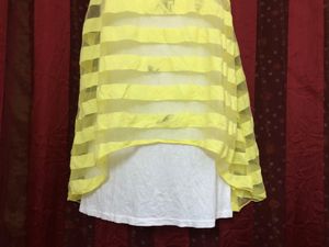Hoyaa Yellow Sleeveless Top